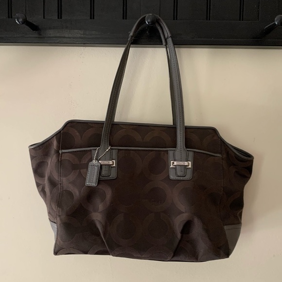 Authentic dark brown Coach Purse ๐ - Picture 1 of 8